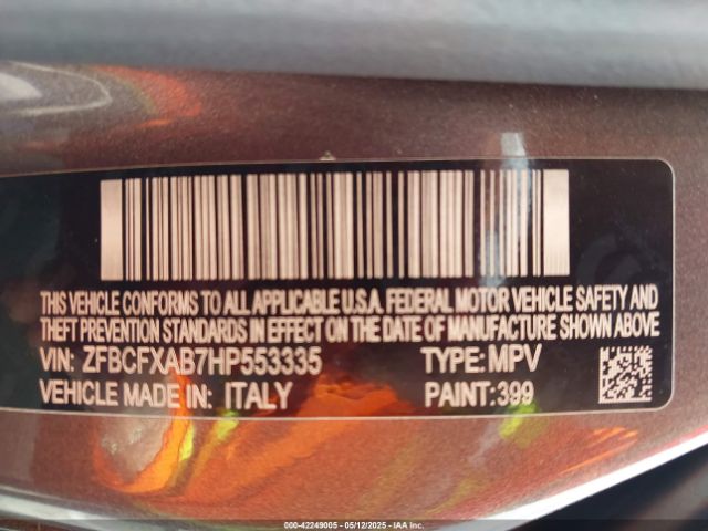 2017 FIAT 500X ZFBCFXAB7HP553335 Photo 8
