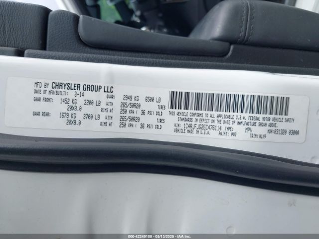 1C4RJFJG2EC476114 Jeep 2014