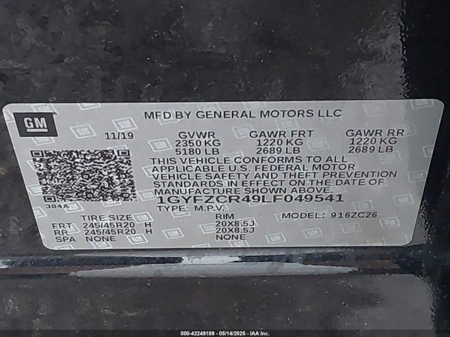 2020 CADILLAC XT4 1GYFZCR49LF049541 Photo 8