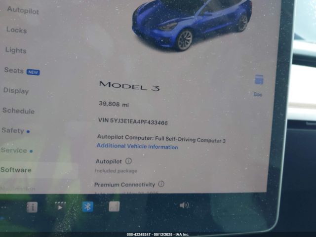 5YJ3E1EA4PF433466 Tesla Model 3 Rear-wheel Drive