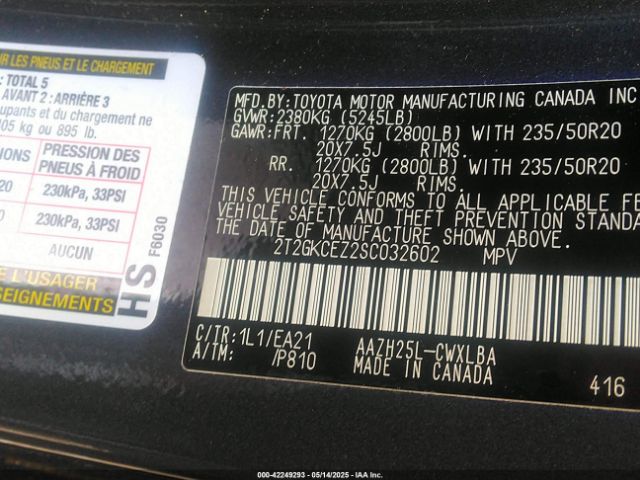 2T2GKCEZ2SC032602 Lexus Nx 350h Premium