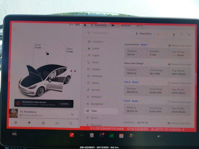 2021 TESLA MODEL 3 5YJ3E1EB6MF053498 Photo 6