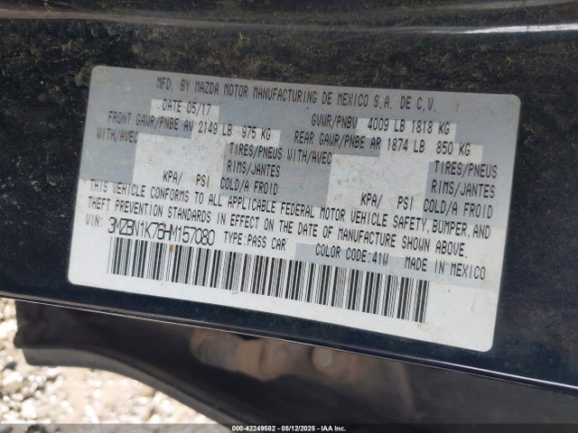 3MZBN1K76HM157080 Mazda pe