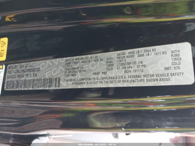 1C4RJXR62RW242030 Jeep Wrangler 4xe Rubicon 4xe
