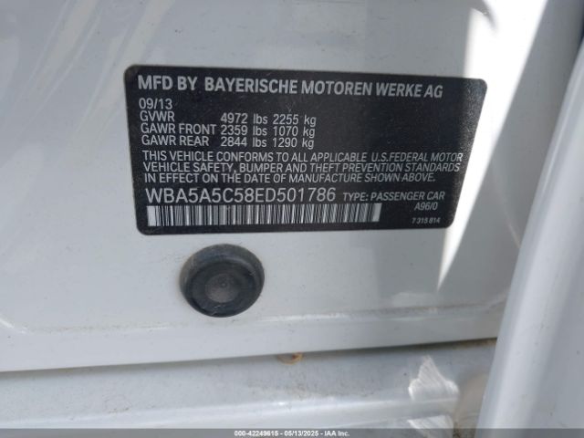 WBA5A5C58ED501786 BMW 528I