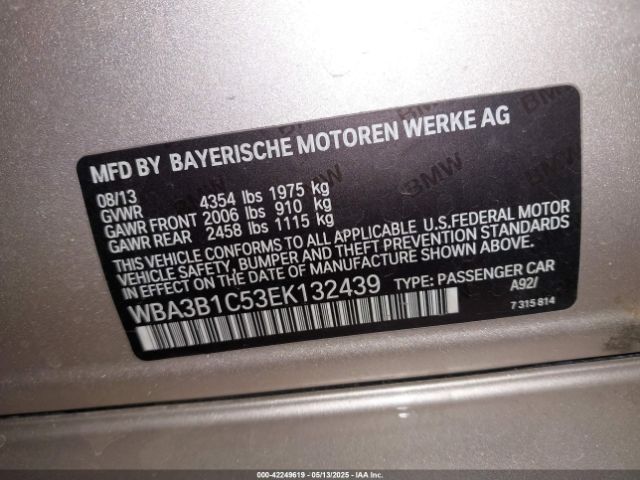 2014 BMW 320I WBA3B1C53EK132439 Photo 8