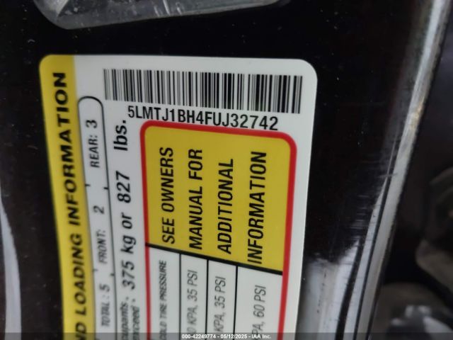 5LMTJ1BH4FUJ32742 Lincoln Mkc Black Label