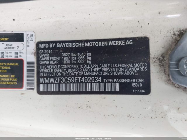 2014 MINI CLUBMAN WMWZF3C59ET492934 Photo 8