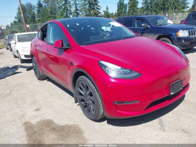 2022 TESLA MODEL Y 7SAYGDEE5NF365697