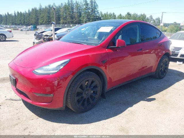 2022 TESLA MODEL Y 7SAYGDEE5NF365697 Photo 1