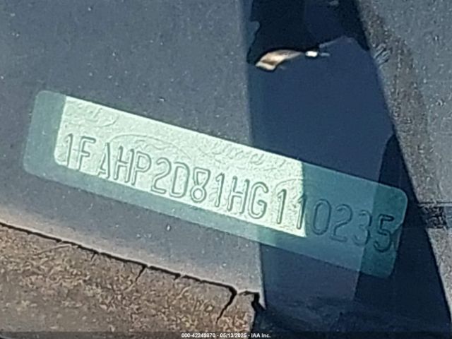 1FAHP2D81HG110235 Ford TAURUS SE