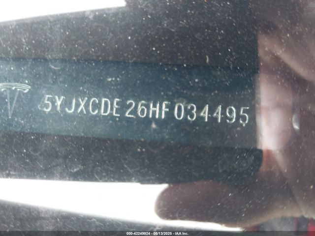 5YJXCDE26HF034495 Tesla MODEL X