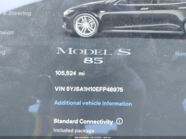 5YJSA1H10EFP48975 Tesla MODEL S