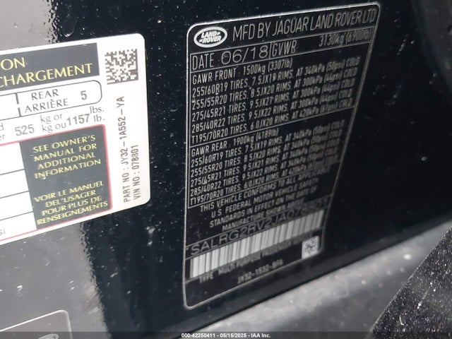 Land Rover Discovery Se 2018 SALRG2RV2JA078801 Image 9