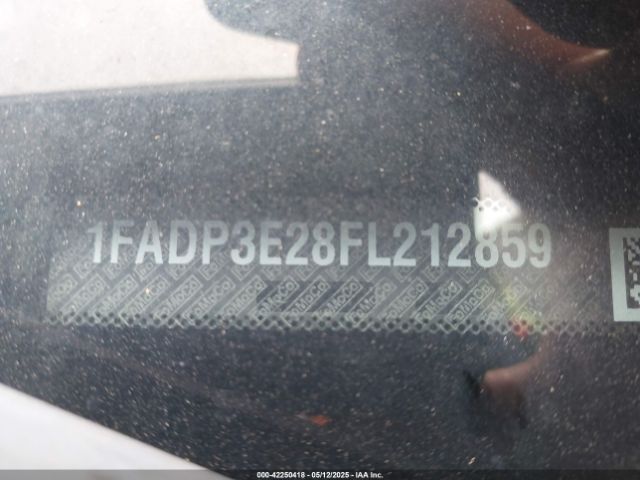 1FADP3E28FL212859 Ford FOCUS S