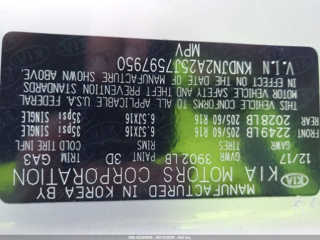 KNDJN2A25J7597950 KIA Soul
