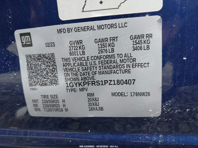 2023 CADILLAC XT6 1GYKPFRS1PZ180407 Photo 8