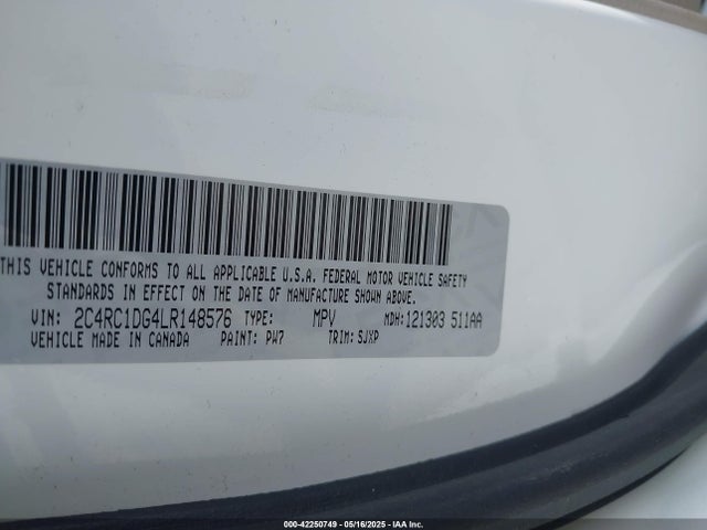 Chrysler Voyager 2020 2C4RC1DG4LR148576 Image 9