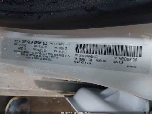 1C3CCCBG5FN604658 Chrysler 200 S