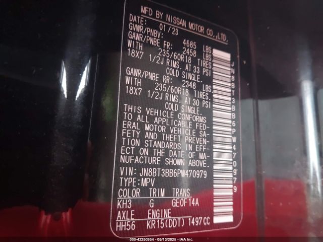 2023 NISSAN ROGUE JN8BT3BB6PW470979 Photo 8
