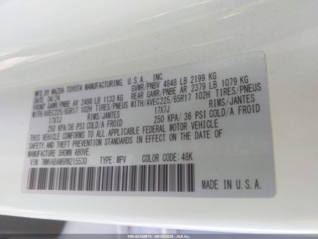 2024 MAZDA CX-50 7MMVABAM6RN215530 Photo 8