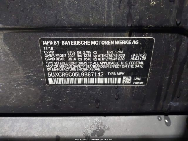 5UXCR6C05L9B87142 BMW X5 Xdrive40i