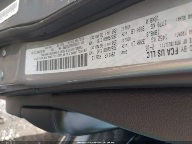 1C4RDHAG8GC330953 Dodge Durango Sxt