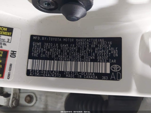 Toyota Corolla S Premium 2016 2T1BURHEXGC691068 Image 9