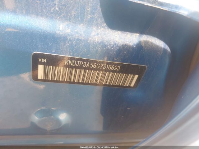KNDJP3A56G7316693 KIA dohc gdi nu