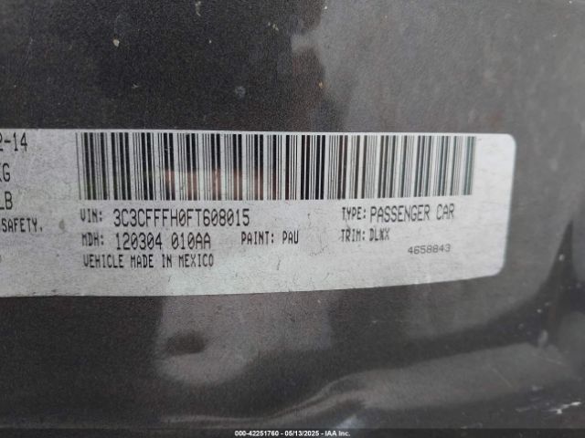 3C3CFFFH0FT608015 Fiat 500 ABARTH