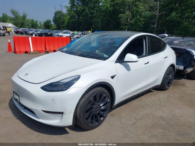 2022 TESLA MODEL Y 7SAYGDEF4NF400304 Photo 1