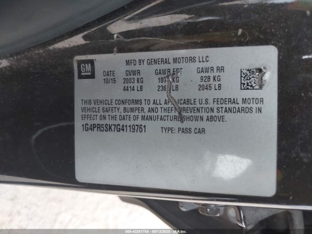 1G4PR5SK7G4119761 Buick Verano Convenience Group