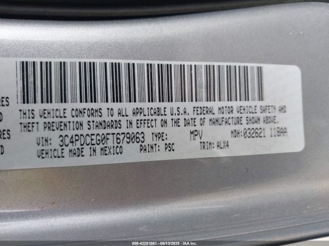 3C4PDCEG0FT679063 Dodge Journey R/t