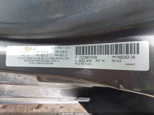 1C3CCCBB0FN753788 Chrysler 200 S