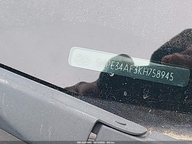 5NPE34AF3KH758945 Hyundai Sonata Limited