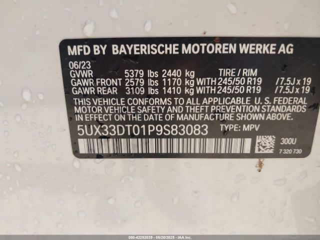 2023 BMW X4 5UX33DT01P9S83083 Photo 8
