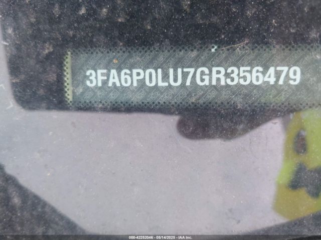 3FA6P0LU7GR356479 Ford Fusion Hybrid Se