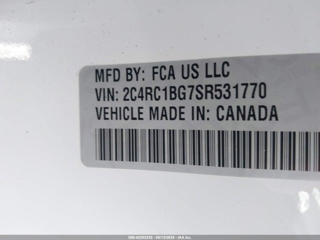 Chrysler Pacifica Select 2025 2C4RC1BG7SR531770 Image 9
