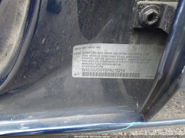 2023 AUDI A3 WAUGUDGY5PA070214 Photo 8