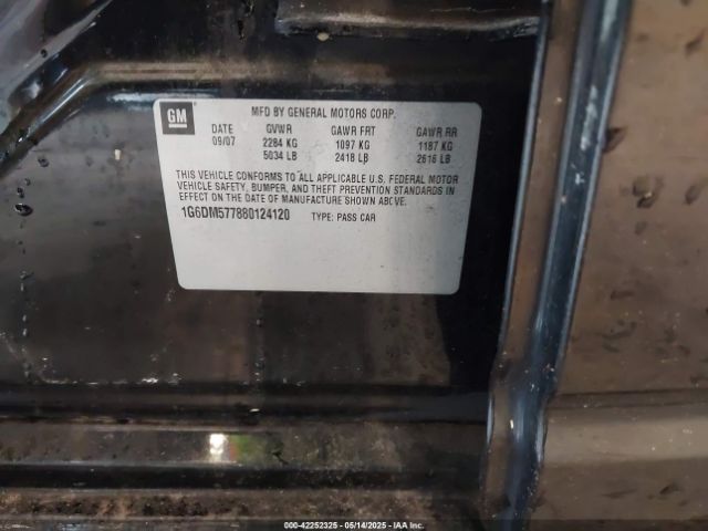 2008 CADILLAC CTS 1G6DM577880124120 Photo 8