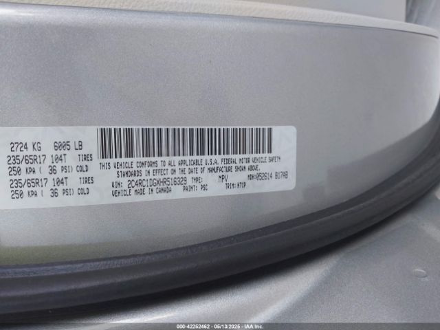 2C4RC1DGXHR516329 Chrysler Pacifica Touring