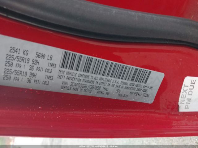 3C4PDDGG0JT387859 Dodge Journey Crossroad Awd