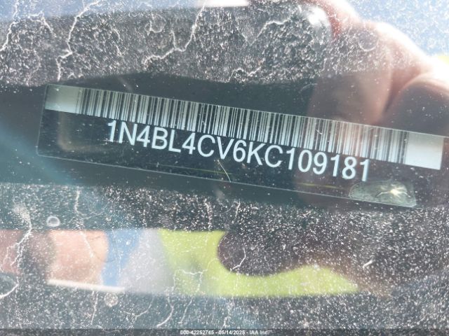 2019 NISSAN ALTIMA 1N4BL4CV6KC109181 Photo 8