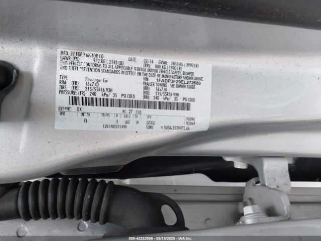 1FADP3F29EL272680 Ford 2014