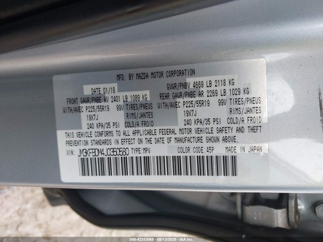 JM3KFBDM4J0350580 Mazda py cylinder deactivation
