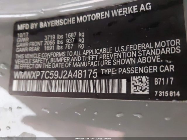 WMWXP7C59J2A48175 Mini Hardtop Cooper S
