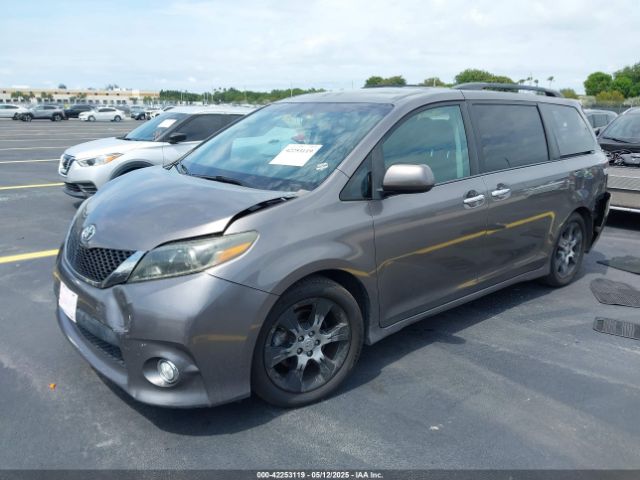 5TDXK3DC2FS552698 Toyota Sienna Se 8 Passenger