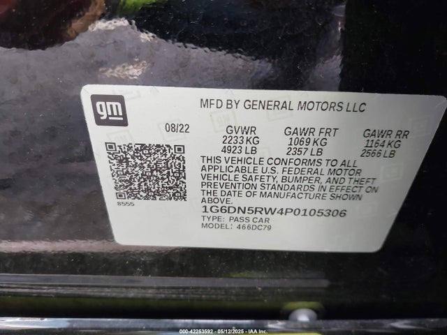 Cadillac lgy 2023 1G6DN5RW4P0105306 Image 9