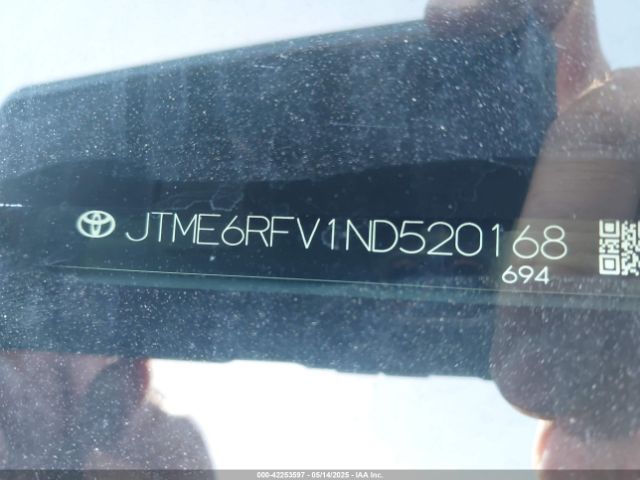 JTME6RFV1ND520168 Toyota Rav4 Hybrid Xse