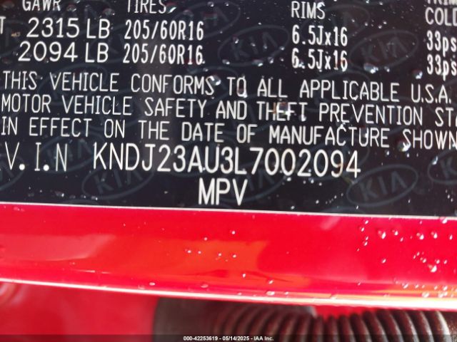 2020 KIA SOUL KNDJ23AU3L7002094 Photo 8